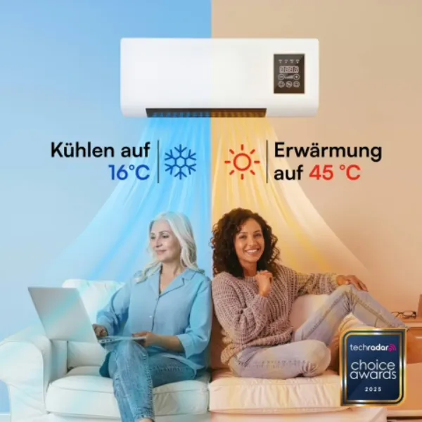 Coolizi mobile Klimaanlage — kühlt und heizt ohne Installation